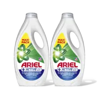 Ariel Vloeibaar+ active wasmiddel 2-pck