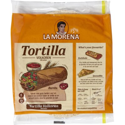 pdp-image-La Morena Volkoren tortilla wraps large