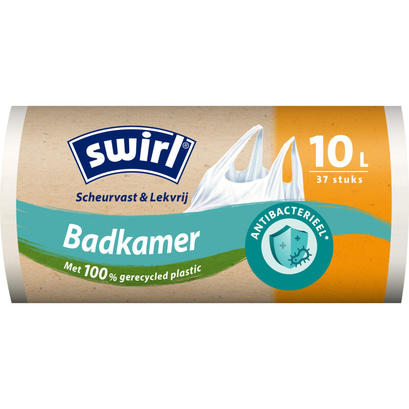 Swirl Vuilniszakken met handvatten 10L