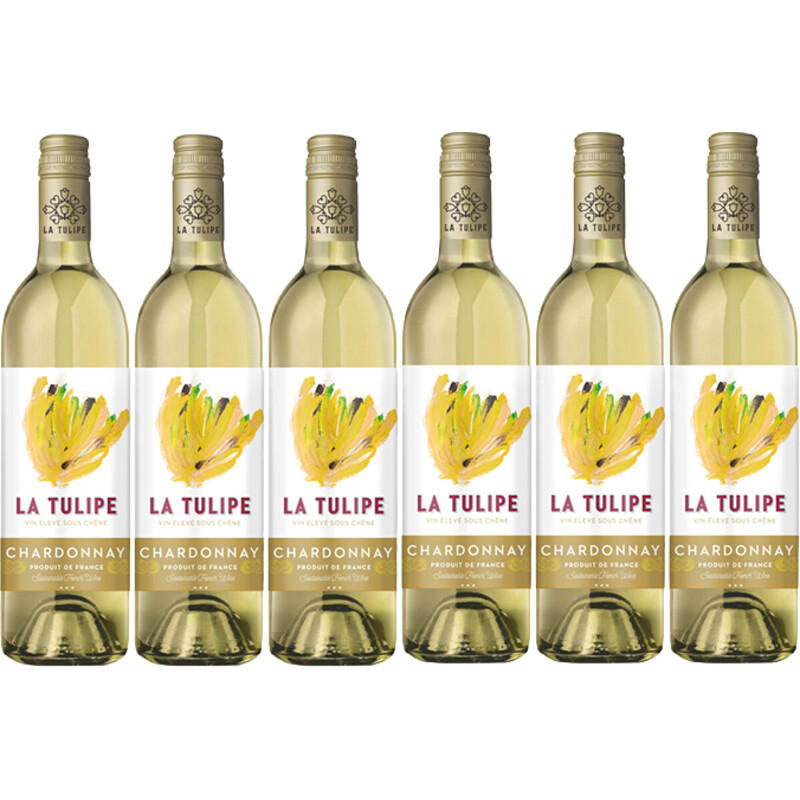 Een afbeelding van La Tulipe XYZChardonnay 6 flessen