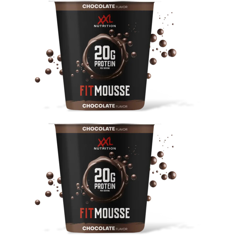 XXL Nutrition Fitmousse chocolate flavour 2-pack