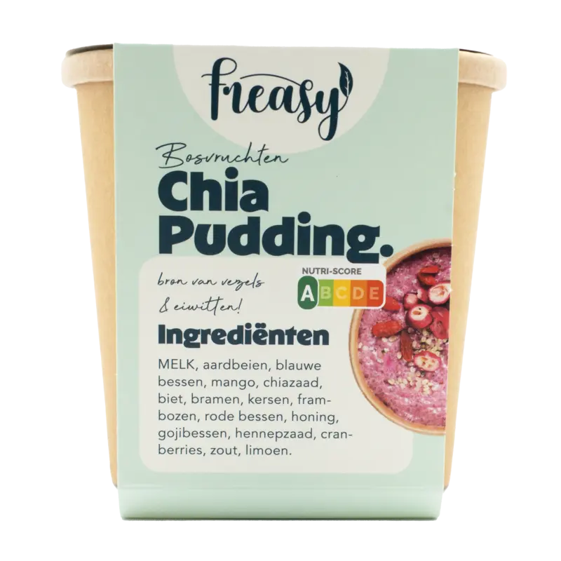 Freasy Bosvruchten chia pudding