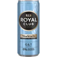 Royal Club Mocktails gin tonic flavour 0% alcohol