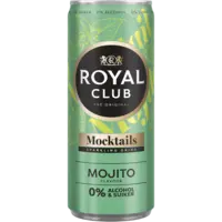 Royal Club Mocktails mojito flavour 0% alcohol