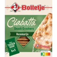 Bolletje Ciabatta crackers rozemarijn