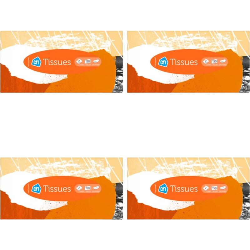 Een afbeelding van AH Tissues 2 lagen 4-pack