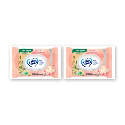 pdp-image-Edet Amandelmelk vochtig toiletpapier 2-pack
