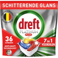 Een afbeelding van Dreft Platinum plus vaatwascapsules citroen