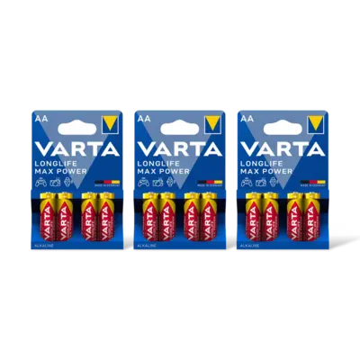 pdp-image-Varta Longlife max P AA alkaline batterij 3pk