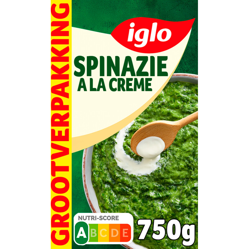 Een afbeelding van Iglo Spinazie à la crème