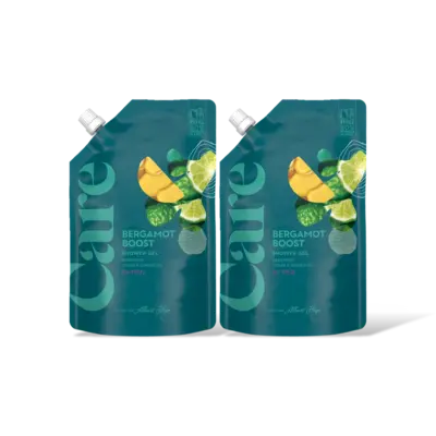 pdp-image-Care Bergamot boost shower gel refill 2-pack