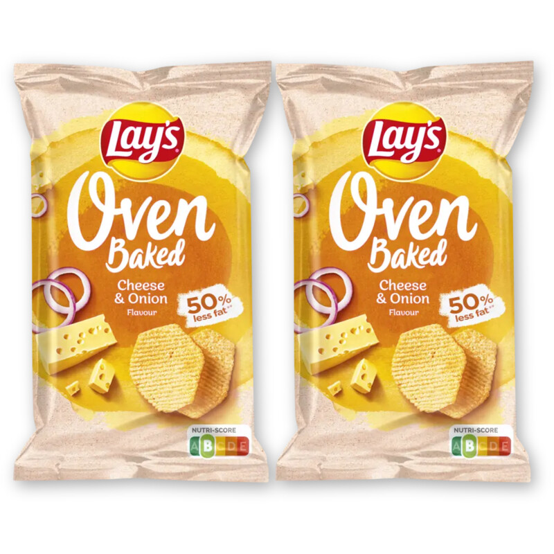 Lay's Oven baked cheese & onion 2-pack