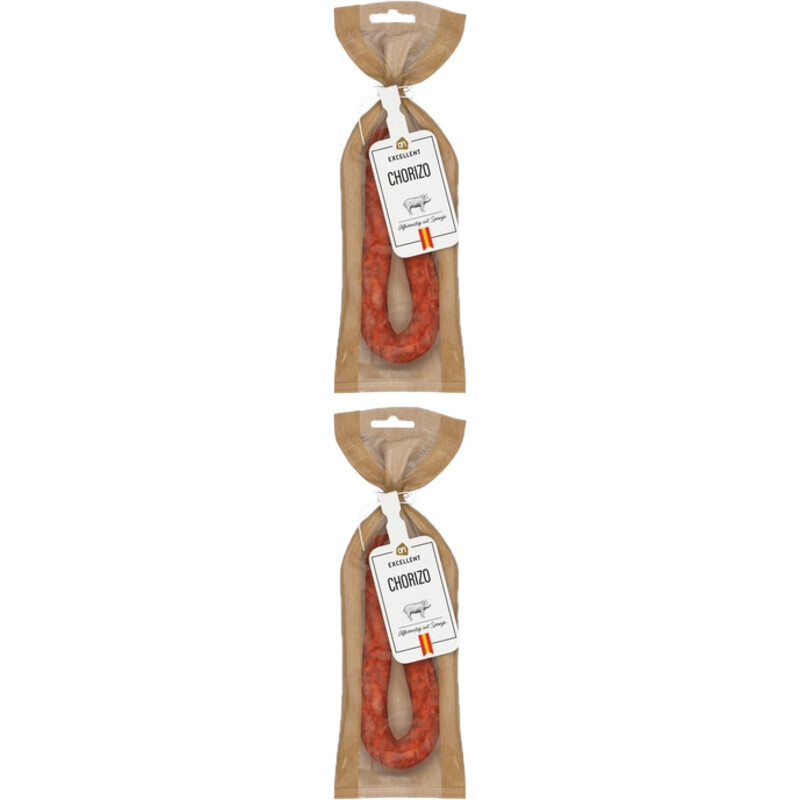 Een afbeelding van AH Excellent Chorizo 2-pack