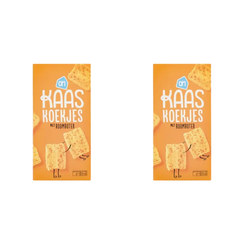 Kaaskoekjes met roomboter 2-pack