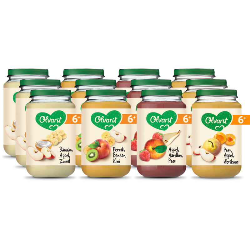 Een afbeelding van Olvarit Variatiemenu fruit 6m+