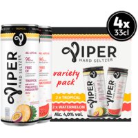 Een afbeelding van Viper Hard seltzer variety pack 4-pack