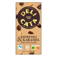 Delicata Reep espresso & karamel pure chocolade