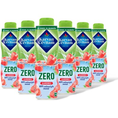 pdp-image-Karvan Cévitam Zero aardbei siroop 6-pack