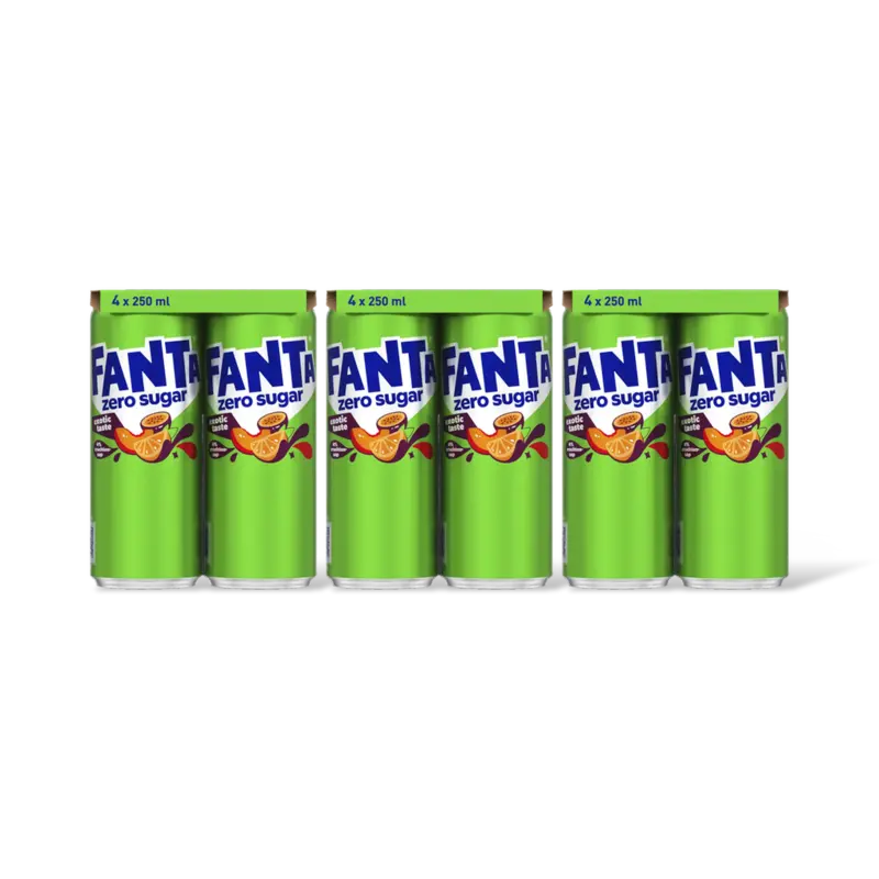 Fanta Exotic zero sugar 12-pack