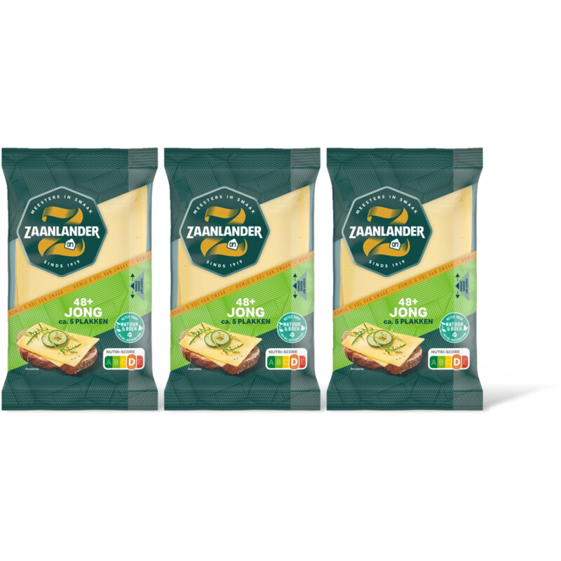 AH Zaanlander Jong 48+ plakken 3-pack