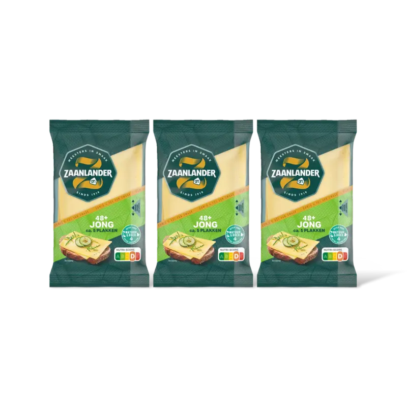 AH Zaanlander Jong 48+ plakken 3-pack