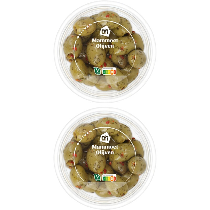 Een afbeelding van AH Mammoet olijven 2-pack