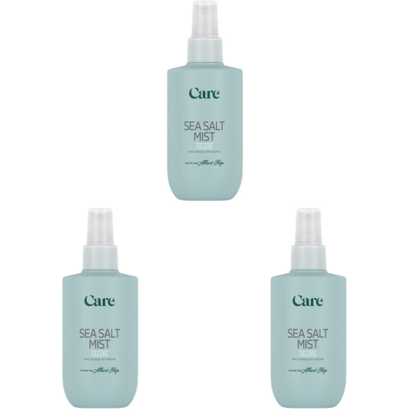 Een afbeelding van Care Sea salt mist spray 3-pack