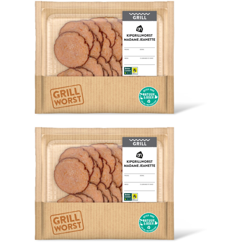 AH Kipgrillworst Madame Jeanette 2-pack