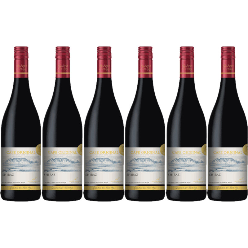 Een afbeelding van AH Excellent Selectie shiraz alcoholvrij 6 flessen
