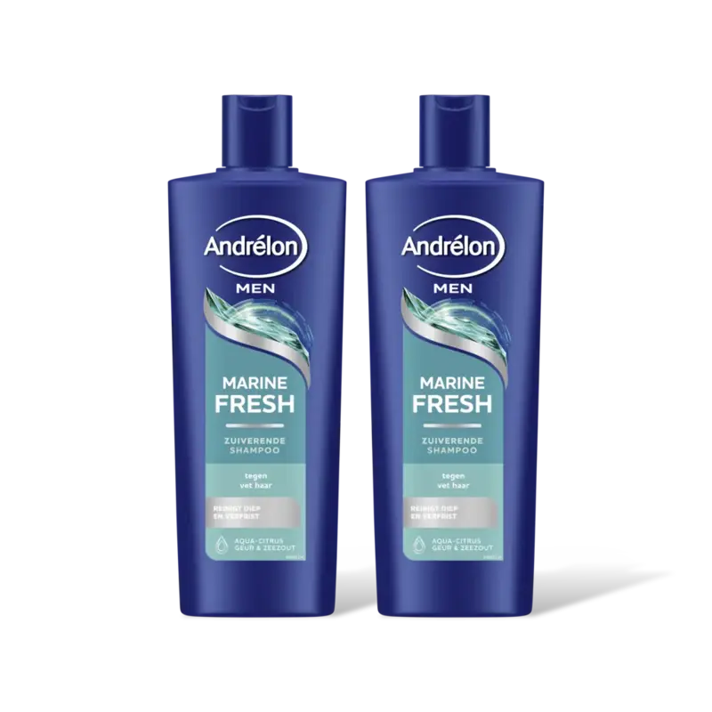 Andrélon Men marine fresh shampoo 2-pack