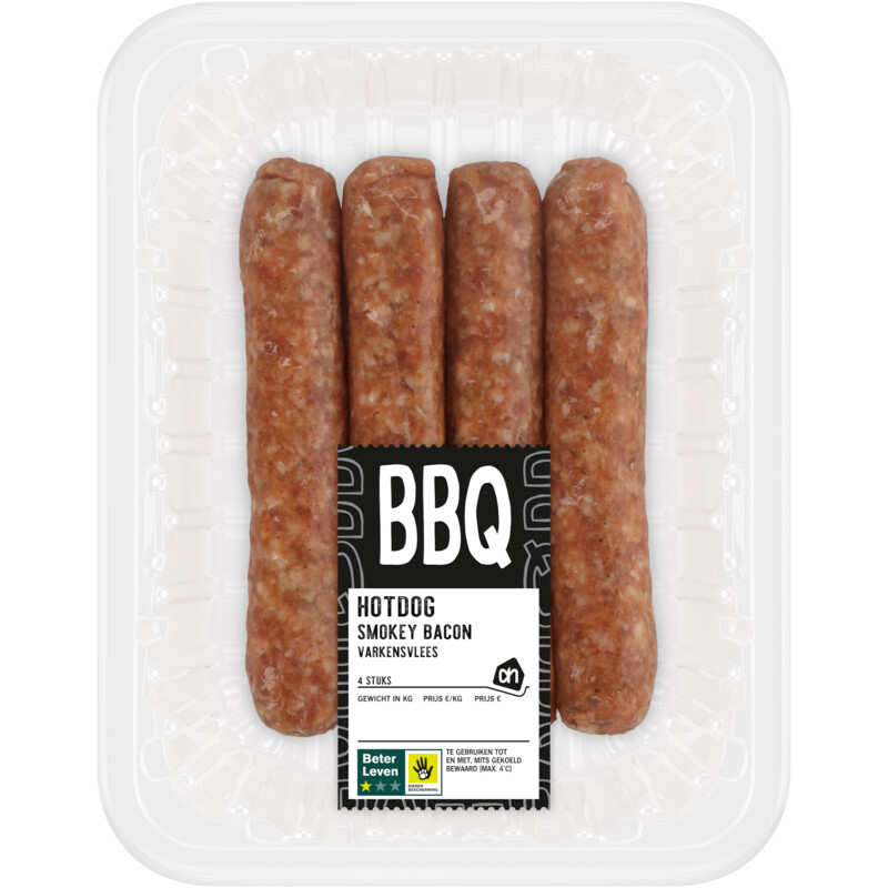 AH BBQ hotdog smokey bacon