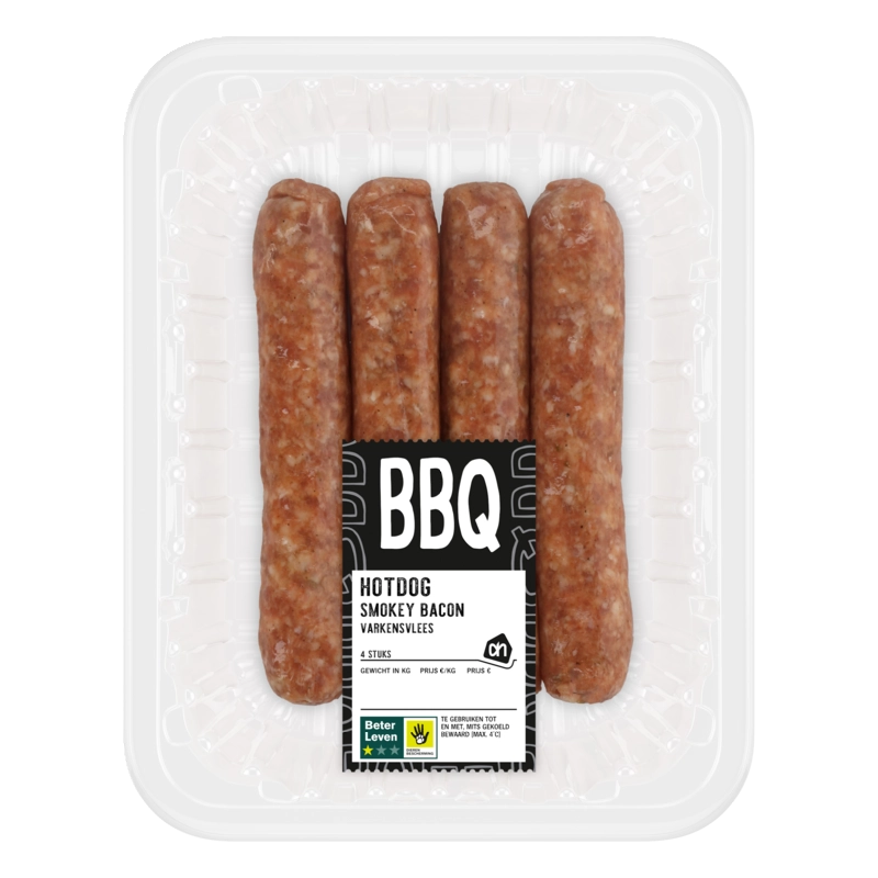 AH BBQ hotdog smokey bacon