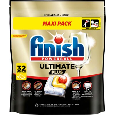pdp-image-Finish Ultimate plus lemon vaatwastabletten