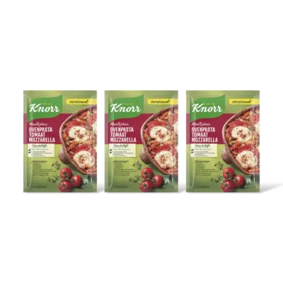 pdp-image-Knorr Ovenpasta tomaat mozzarella 3-pack