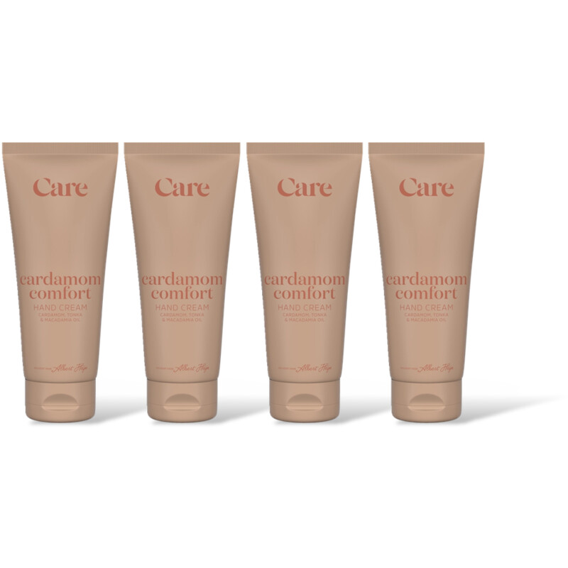 Care Cardamom comfort hand cream 4-pack