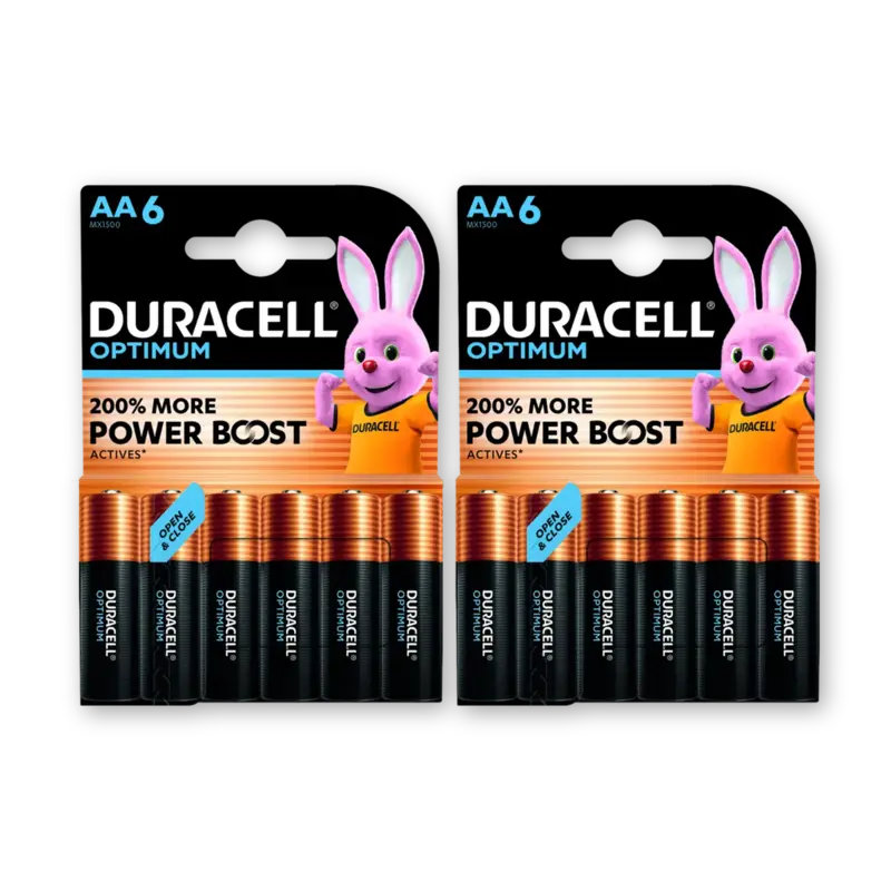 Duracell Optimum AA batterijen 2-pack