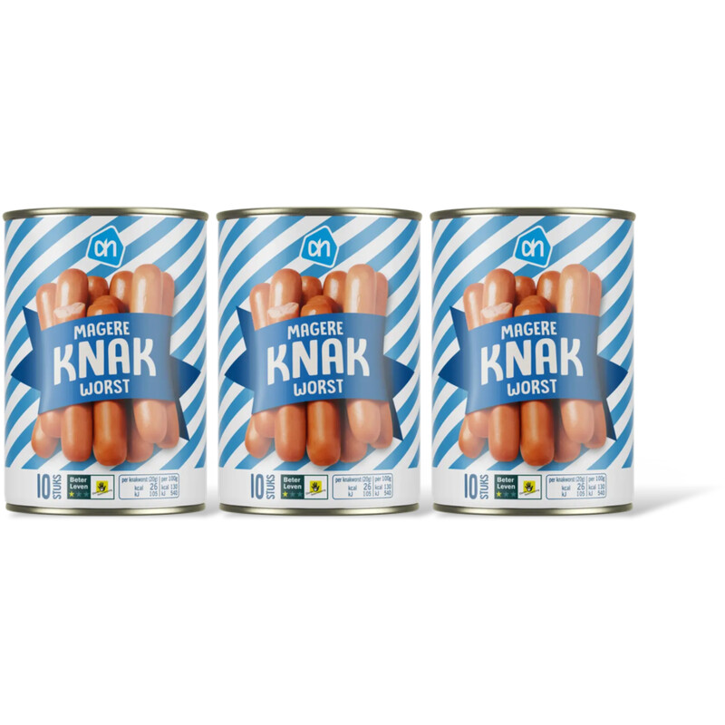 AH Magere knakworst 3-pack