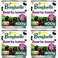 Een afbeelding van Bonduelle zwarte bonen 4-pack