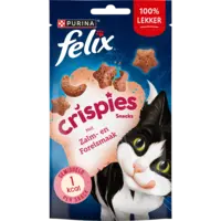 Felix Crispies zalm- & forelsmaak kattensnack