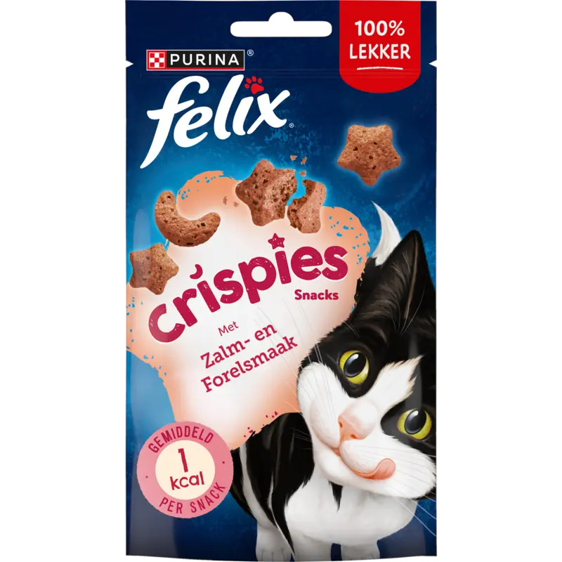 ® Crispies met Zalm- & Forelsmaak - Kattensnacks