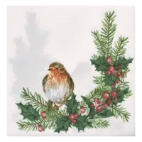 AH Excellent Servet hulst vogel 40cm