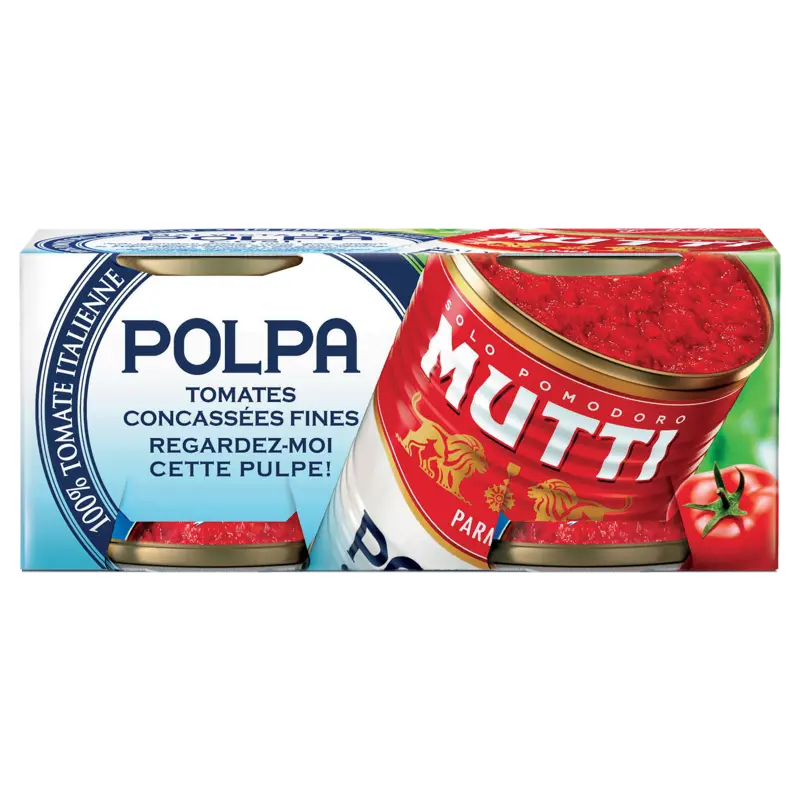 Mutti Polpa fijne tomatenpulp 2-pack