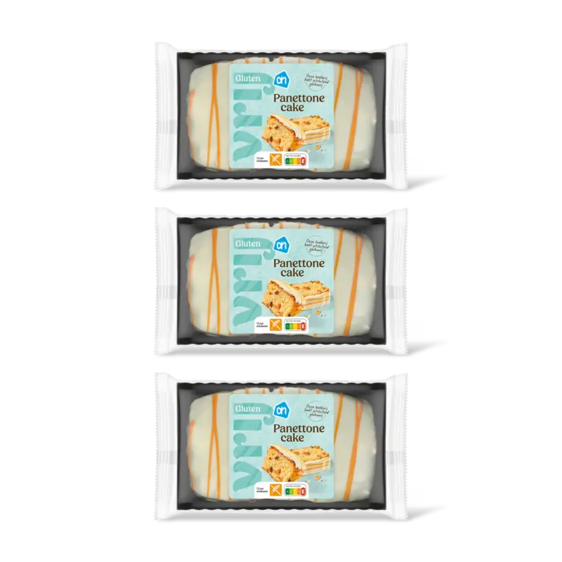 AH Glutenvrij Panettone cake 3-pack