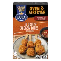 Duca 8 crispy chicken bites Asian satay