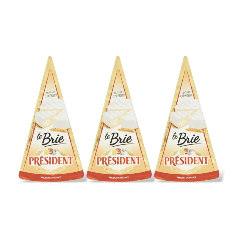 Président Le brie 3-pack