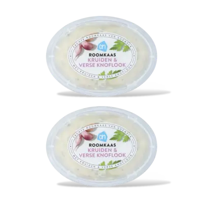 pdp-image-AH Roomkaas knoflook & kruiden 2-pack