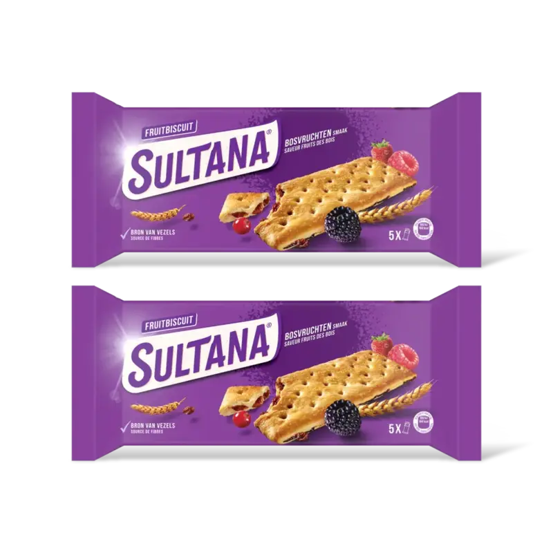 Fruitbiscuit bosvruchten 2-pack