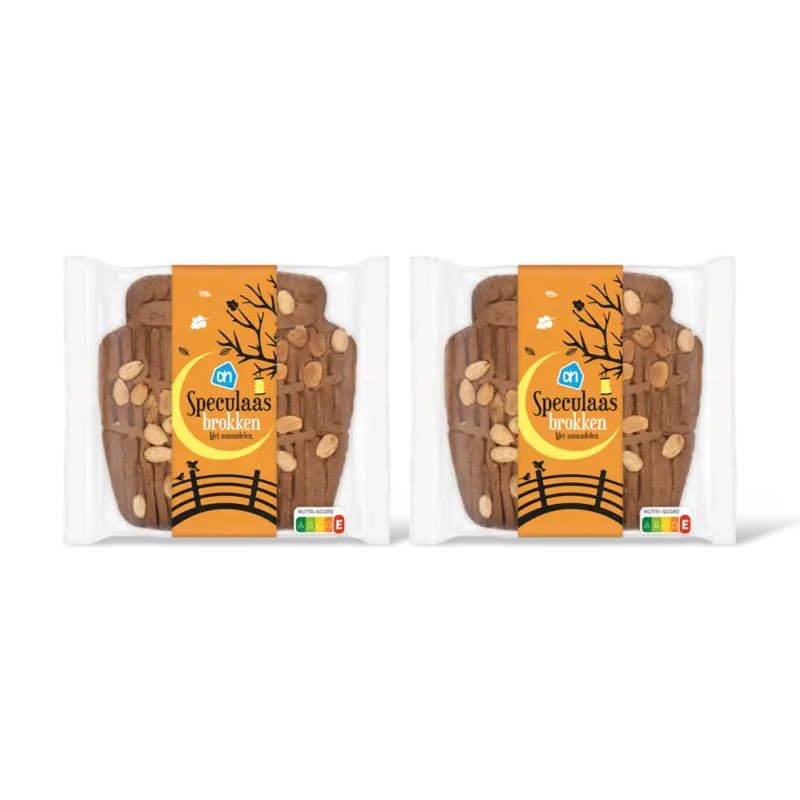 AH Speculaasbrokken met amandelen 2-pack