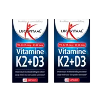 Lucovitaal K2 + D3 vitamine capsules 2-pack