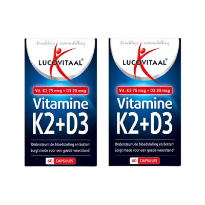 pdp-image-Lucovitaal K2 + D3 vitamine capsules 2-pack